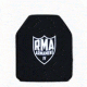 RMA Armament Level IV Single-Curve Ballistic Rifle Plate,10x12in,Black RMA1189-IV-SC-1012