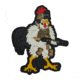 RMA Armament PVC Morale Patch - Richard the Tactical Rooster, RMA-PVC-ROOSTER-4x3