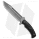 RMJ Tactical Combat Africa Fixed Blade Knife, 7.00in, 80CrV2, Clip Point Blade, G10 Black Handle, Gray/Black, 11.75in, BHQ-76561