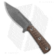 RMJ Tactical UCAP Fixed Blade Knife, 4.25in, 52100, Clip Point Blade, G10 Brown Handle, Gray/Brown, 8.125in, BHQ-94303
