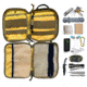 Roaring Fire Ember Pro MOLLE EDC Utility Organizer Pouch, EDC Carry Pouch, FDE, 8.3x7.08x1.97 inch, RF-Ember Pro-DT