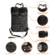 Roaring Fire Razorback Car Seat Back Organizer, Black, 21.65x14.96 inch, RF-CBSOP01-BK