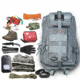 Roaring Fire Timber Wolf Tactical Molle Backpack, Bug Out Bag, Gray, 19.68x11.8x9.8 inch, RF-Graypack-01