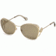Roberto Cavalli RC1062 Sunglasses - Gold Frame Color, Brown Mirror Lens Color