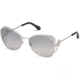 Roberto Cavalli RC1062 Sunglasses - Shiny Palladium Frame Color, Smoke Mirror Lens Color