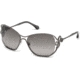 Roberto Cavalli RC1074 Sunglasses - Shiny Dark Ruthenium Frame Color, Gradient Smoke Lens Color