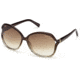 Roberto Cavalli RC668S Sunglasses - Dark Brown Frame Color, Gradient Brown Lens Color