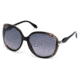 Roberto Cavalli RC732S Sunglasses - Black Frame Color, Gradient Smoke Lens Color