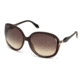 Roberto Cavalli RC732S Sunglasses - Dark Brown / Black Frame Color, Brown Mirror Lens Color