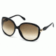Roberto Cavalli RC732S Sunglasses - Shiny Black Frame Color, Brown Gradient Lens Color