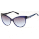 Roberto Cavalli RC922S-A Sunglasses - Blue Frame Color, Gradient Smoke Lens Color