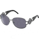 08A: Roberto Cavalli Aquamarina Rx Sunglasses, Black Gray Frame