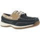 Rockport Sailing Club Boat Shoe - Womens, 6 US, Wide, Navy Blue/Tan, RK670-BLU/TN-6-WOMEN-W