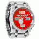 Rockwell Time 50mm Silver Case/Red Dial Mens Watch FF108