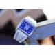 Rockwell Time Apostle White Leather Case/Blue Dial Mens Watch AP106