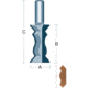 Roman Carbide 2in Crown Moulding 1/2in Shank DC1523