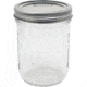 Roots &amp; Harvest Canning Jar, Pint Wide Mouth 12 pack, Glass, 1646