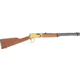 Rossi Rio Bravo Lever Action Rifle, .22 Long Rifle, 18in Barrel, Hardwood Stock, Gold, 15-Shot, RL22181WDGLD1-FRRMPG