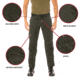 Rothco Active Flex BDU Cargo Pant - Men's, Olive Drab, 28Wx30L, 62071-OliveDrab-28Wx30L