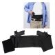 Rothco Ambidextrous Concealed Elastic Belly Band Holster, Ambidextrous, Black, 10769-694