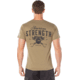 Rothco American Strength T-Shirt - Mens, Coyote Brown, Small, 18130-CoyoteBrown-S