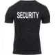 Rothco Athletic Fit Security T-Shirt, Mens, Black, Extra Large, 1194-947