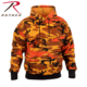 Rothco Camo Pullover Hooded Sweatshirt, Savage Orange Camo, M, 3690-SavageOrangeCamo-M