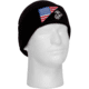 Rothco USMC Eagle, Globe and Anchor / US Flag Deluxe Fine Knit Watch Cap, Black, 5498-Black