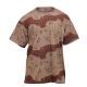 Rothco Camo T-Shirts, 6-Color Desert Camo, XL, 6767-6-ColorDesertCamo-XL