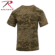 Rothco Camo T-Shirts, Small, Coyote Camo, 10566-CoyoteCamo-S