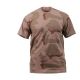 Rothco Camo T-Shirts, Tri-Color Desert Camo, XL, 8767-Tri-ColorDesertCamo-XL