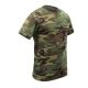 Rothco Camo T-Shirts, Woodland Camo, M, 8777-WoodlandCamo-M