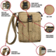 Rothco Canvas Travel Portfolio Bag, Coyote Brown, 21250-CoyoteBrown