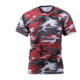 Rothco Colored Camo T-Shirts, Red Camo, Small, 6006-RedCamo-S