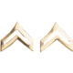 Rothco Corporal Polished Insignia, Gold, 1642