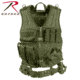 Rothco Cross Draw MOLLE Tactical Vest, Olive Drab, Oversized, 2391-OliveDrab-Oversized