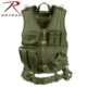 Rothco Cross Draw MOLLE Tactical Vest, Olive Drab, 2391-OliveDrab-2XL3XL