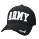 Rothco Deluxe Army Embroidered Low Profile Insignia Cap, Black, 9385-Black