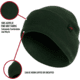 Rothco Deluxe Fine Knit Watch Cap, One Size, Hunter Green, 57834-HunterGreen-OneSize