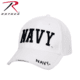 Rothco Deluxe Navy Low Profile Cap, White, 3625-White