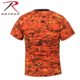 Rothco Digital Camo T-Shirt 5212, S, Heritage Walnut, 61800-HeritageWalnut-S