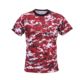 Rothco Digital Camo T-Shirt, Red Digital Camo, S, S5434-RedDigitalCamo-S