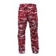 Rothco Digital Camo Tactical BDU Pants, Red Digital Camo, L, 99640-RedDigitalCamo-L