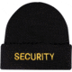 Rothco Embroidered Security Watch Cap, Black/Gold, One Size, 54420