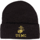 Rothco Embroidered USMC Watch Cap, Gold Eagle, Globe, &amp; Anchor Insignia, One Size, 53270