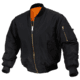 Rothco Enhanced Nylon MA-1 Flight Jacket, Small, Gunmetal Grey, 72890-GunmetalGrey-S