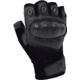 Rothco Fingerless Cut and Fire Resistant Carbon Hard Knuckle Gloves, Black, Small, 28081-S