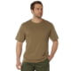 Rothco Full Comfort Fit T-Shirt, Brown, S, 84210-Brown-S