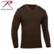 Rothco G.I. Style Acrylic V-Neck Sweater, Brown, XL, 6345-Brown-XL