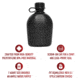Rothco Genuine G.I. 3 Piece 1 Quart Plastic Canteen, Black, 1 Qt, 20427